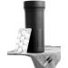 Eyeshaker set - patented glasses cleaning device in a complete package with eye -shaker special cleaner and microfiber glasses cleaning cloth - innovative glasses cleaning as from the optician for glasses and frame black