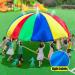 2m Play Parachute Teamwork Game for Nursery Physical Training - Indoor & Outdoor Activities - Buy Online on GoSupps.com