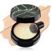Mushroom Head Air Cushion CC Cream - Tattoo Cover up Makeup Waterproof Long-Lasting Moisturizing Concealer Foundation, Even Skin Tone for All Skin Types (Natural)
