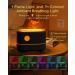 Lovaroma 200ml Portable Aroma Diffuser - Essential Oil Flame Diffuser with 7 Color Lights & USB for Travel Home & Office - Gray - Buy Online on GoSupps.com
