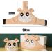 Baby Car Seat Head Support - Safe Headrest Band for Sleep Positioner | Toddler Neck Protection Belt - Brown - Buy Online on GoSupps.com