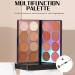 RoseFlower 16 Colors Blush Contour Highlighter Makeup Palette with Brush Shimmer Matte Mineral Face Blush Powder for Cheek All in One Face Sculpting Bronzer Blusher Illuminator Concealer Palette 135 - Buy Online on GoSupps.com