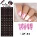 NICENEEDED Airbrush Nail Stickers Nail Stencils French Nail Decals Printing Template Stencil Tool Hollow 3D Self-Adhesive Design Butterfly Star Heart Cross DIY Nail Art Manicure Charms Decoration - Buy Online on GoSupps.com