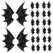 EXCEART 60 Pairs Diy Ears Wings Tiara Micro Toys Decor for Table Diy Evil Wings Glossy Decorative Material