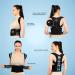 Back Brace Posture Corrector for Men & Women - Adjustable Full Support for Scoliosis & Pain Relief - Small Black - Buy Online on GoSupps.com