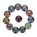 Artibetter 20pcs Glass Gemstones Old Glass Cabochons Dome Cabochons Glass Mosaic Tiles Pendants For Necklace Making Beads For Jewelry Cabochon Stone Glass Spot Charm Accessories Size 6.