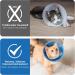Lollanda Adjustable Cat Collar | Soft Protective Elizabethan Recovery Collar for Cats | Post-Surgery & Injury Relief (S) - Blue - Buy Online on GoSupps.com