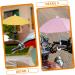 Buy Mobestech Waterproof Cell Phone Holder & Mini Umbrella for Bikes Sun & Rain Protection 27x27cm Assorted Colors - Buy Online on GoSupps.com