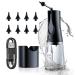 Electric Ear Wax Removal Tool - Water Powered Ear Cleaner IPX7 Waterproof Ear Irrigation Flushing System Ear Cleaning Kit with 3 Pressure Modes Safe Effectively & Easily Prevent Wax Buildup & 8 Tips