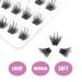 Lash Clusters Bundle - 10 Boxes DIY Eyelash Extensions | Fluffy Wispy Natural Look Individual Lashes | Reusable Cluster Lashes - Diamond 10mm - Buy Online on GoSupps.com