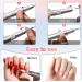 Upgraded Professional Nail Miller 35000 RPM - Electric Nail File Set for Gel & Acrylic Nails | Manicure Pedicure Kit with Ceramic Attachments | Safe for Beginners - Pink - Buy Online on GoSupps.com