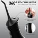 ZPN Water Flosser for Teeth Cleaning - Portable & Rechargeable with 5 Tips IPX7 Waterproof 4 Modes (Black) - Ideal for Home & Travel - Buy Online on GoSupps.com