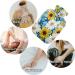 NAANLE 1L Hot Water Bottle with Cover - Watercolor Daisy Sunflower Design for Menstrual Cramps Pain Relief & Heat Therapy - Ideal for Hand & Foot Comfort - Buy Online on GoSupps.com