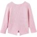 Smiling Pinker Toddler Girls Knit Cardigan - Soft & Warm Sweater with Pockets (4 Years, Pink) - Buy Online on GoSupps.com