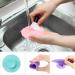 Silicone Makeup Brush Cleaning Mat - 3 Piece Set | Brush Scrubber Pad with Suction Cup | Green Purple Pink - Buy Online on GoSupps.com