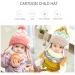 DORRISO Cute Kids Caps Scarf Set - Autumn Winter Knitted Beanies Hat for Girls Boys in Pink - Buy Online on GoSupps.com