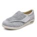 Men  s Diabetic Orthopedic Slippers Edema Swollen Wide Fit Wide Slippers Surgery Recovery Shoe for Elderly Man Wide Comfortable for Arthritis Fasciitis Swollen Feet (Color : Light Grey Size :