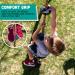 Squirrel Products 6.5 ft Climbing Rope with Platforms - Swing Set Accessories for Active Outdoor Play - Buy Online on GoSupps.com