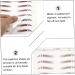 Beavorty 18 Pcs Eyebrow Stickers Makeup Tools Eyebrows Temporary Brow Tattoos Transfer Stickers Cosmetic Miss - Buy Online on GoSupps.com