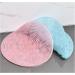 Massage Pillow Brush for Lazy Washing | Silicone Foot & Back Cleaner | 31cm Round Bath Artifact - Blue - Buy Online on GoSupps.com