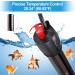 RuikDly 200W Adjustable Aquarium Heater - Waterproof Thermostat for 30-200L Fish Tanks Suction Cup Design International Shipping - Buy Online on GoSupps.com