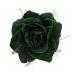Topkids Bottle Green Rose Flower Hair Clip - Elegant Accessories for Women & Girls | Perfect for Weddings Proms & Special Occasions - Buy Online on GoSupps.com
