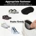 WLLHYF Heel Pads 2 Pairs - Self-Adhesive Shoe Repair and Anti-Slip Grips for Men and Women - Black - Buy Online on GoSupps.com