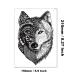 Large Wolf Temporary Tattoos - 10 Sheets | Waterproof Fake Tattoo Stickers for Men Women | Cool 3D Wolf Designs for Arm - Buy Online on GoSupps.com
