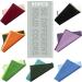 Aubliss 50pcs 9.84" x 9.84" (25cm x 25cm) Cotton Fabric Bundle PreCut Squares Fat Quarter for Patchwork Sewing DIY Craft Quilting Fabric (Bright Solid Colors) 50pcs-solid - Buy Online on GoSupps.com