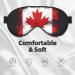 Canadian Flag Eye Mask | Soft Adjustable Sleep Mask for Men & Women | International Shipping - Buy Online on GoSupps.com