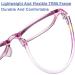 DUCO Blue Light Glasses for Kids - Anti-Bluelight & UV Protection for Ages 6-10 - Stylish Gaming Glasses in Pink - Buy Online on GoSupps.com
