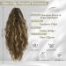 BARSDAR Long Curly Claw Clip Ponytail Extension - 18 Brown & Blonde Highlights | Synthetic Multi-Layered Ponytail Hairpiece for Women - Ideal for Daily Use & Parties - Buy Online on GoSupps.com