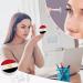 Egypt Flag Cute Contact Lens Case - Portable Round Storage Box Kit with Mirror for Travel & Daily Use - Buy Online on GoSupps.com