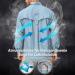 Men's Safari Shirt - UPF 50+ UV Protection Long-Sleeved Hiking & Outdoor Button-Down | Breathable Fast Drying Casual Shirt in Blue - Buy Online on GoSupps.com