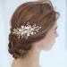 Flower Hair Comb Clips For Women Accessories Prom Gold Color Bridal Wedding Hair Bride Headpiece - Buy Online on GoSupps.com