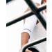 Gornation Elastic Elbow Bandages - Unisex Fitness Sleeves for Calisthenics & Bodybuilding - 1 Pair Size M White - Buy Online on GoSupps.com