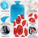 Poppy Hot Water Bottle with Fluffy Cover - 2L Cozy Nights & Pain Relief for Back Neck & Shoulders - Buy Online on GoSupps.com