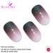 Shop Bling Art Red Brown Gel Ombre False Nails - 24 Premium Oval Artificial Nails with Glue - Perfect for Stunning Nail Art - Buy Online on GoSupps.com
