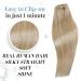 Runature Real Hair Clip-In Extensions #16P22 - 120g 55cm Blond Highlighted Remy Human Hair - 7PCs - Buy Online on GoSupps.com