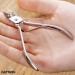 AFTREN Nail Clippers Cuticle Nippers Sharp Cuticle Scissors Smooth Cutting Stainless Steel Removing Excess Chapped Skin on Toes (Silver 5.5 Incn) 5.5 Incn Silver - Buy Online on GoSupps.com