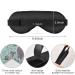 Haskirky Light Blocking Eye Mask for Deep Sleep on Business Trips - Adjustable and Breathable Adult Men and Women - Ideal for Yoga, Meditation, and Office Use - Buy Online on GoSupps.com