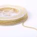 33FT Thin Gold Chain with Jump Rings and Lobster Clasps - 14k Gold Plated Curb Chain Bulk for Jewelry Making - Buy Online on GoSupps.com