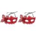 STOBAZA 2 Pieces Masquerade Ball Masks Lace Butterfly Masks Eye Masks For Women