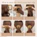 14 Pcs Matte Bird Nest Hair Clips Ponytail Holder Set for Women - Fashionable Hair Accessories - Buy Online on GoSupps.com