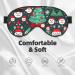 Double-Sided Eye Mask with Christmas Tree & Snowman Print | Soft Light Blocking for Better Sleep Quality - Perfect Holiday Gift - Buy Online on GoSupps.com