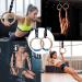 Zingtto Wooden Gymnastic Rings | Adjustable Numbered Straps | 1.25'' or 1.1'' Dia | 32MM Wood Rings | Premium Quality - Buy Online on GoSupps.com