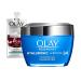 Olay Regenerist Hyaluronic Acid + Peptide 24 Gel Face Moisturizer for All Day Skin Hydration  Fragrance-Free  1.7 oz with Niacinamide  includes Olay Whip Travel Size for Dry Skin