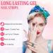 Shop Ceboic 22-Piece UV Gel Nail Foils - Pastel Violet Self-Adhesive Nail Wraps for Salon Quality Nail Art - Buy Online on GoSupps.com