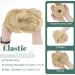 Sego Hair Part with Rubber Band - Large Dutt Hair Tie & Extensions for Women - Golden Mix Bleach Blonde - Buy Online on GoSupps.com