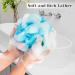 BCKENEY Bath Loofah Sponge 3-Pack 40g S | Soft Mesh Shower Puff for Body Wash | Body Scrubber Exfoliator for Women & Men | Bathing Accessories - Buy Online on GoSupps.com